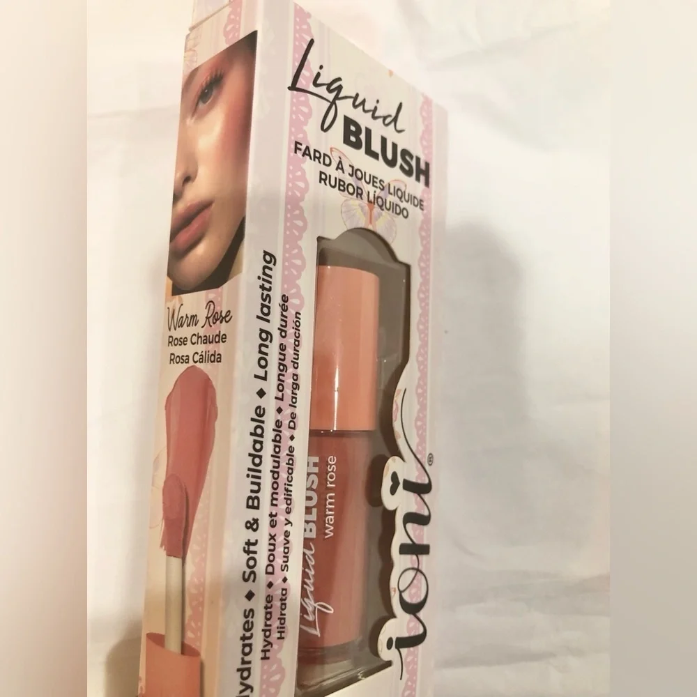 3pack hydrating liquid blush bundle in soft pink, warm‎ rose and rosette new